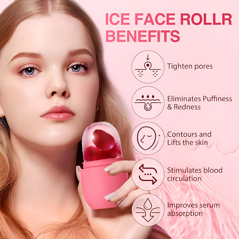 Silicone Facial Ice Roller for Ultimate Skincare