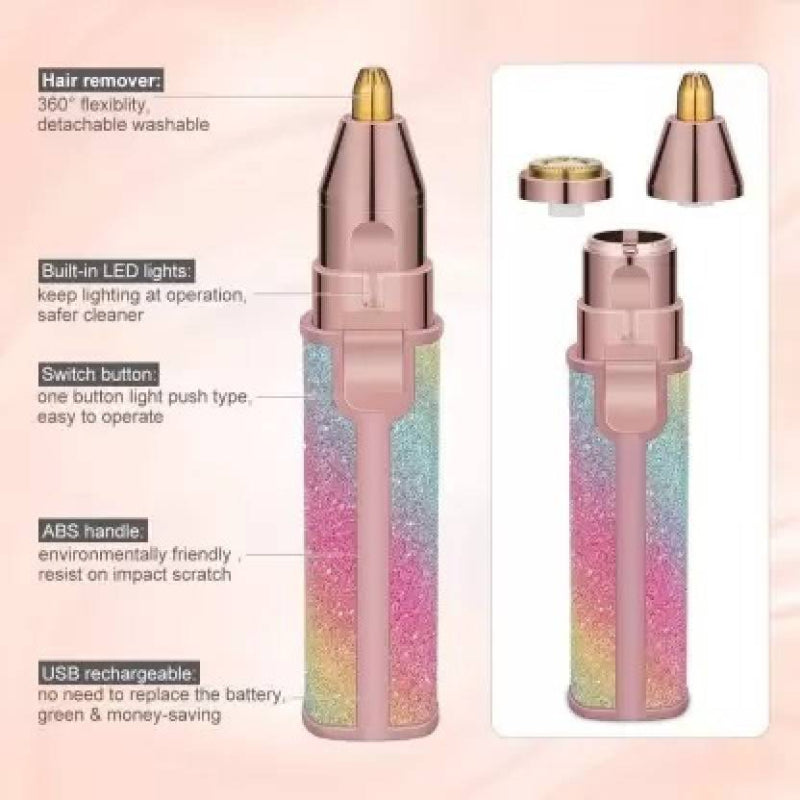 Rechargeable 2-in-1 Eyebrow Trimmer