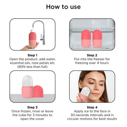 Silicone Facial Ice Roller for Ultimate Skincare