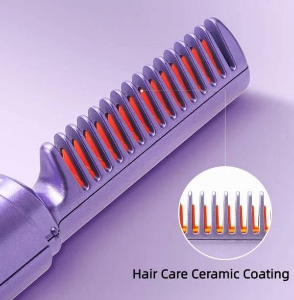 Rechargeable hair comb 2-in-1