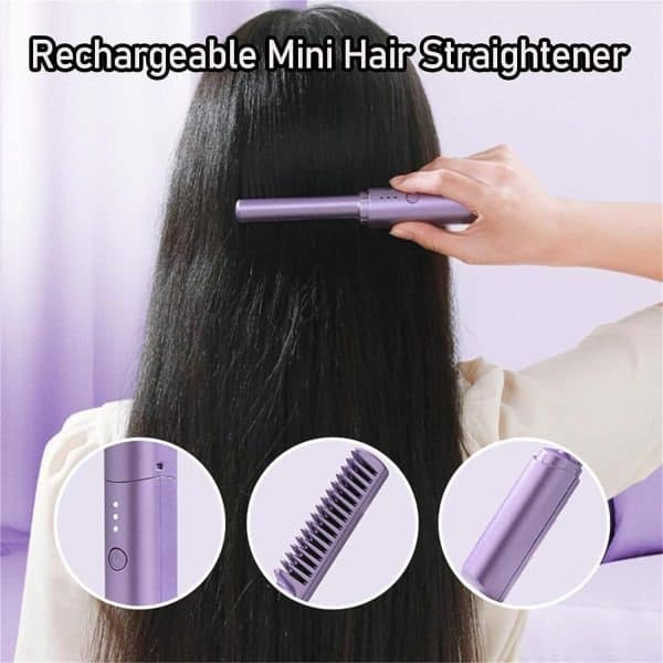 Rechargeable hair comb 2-in-1