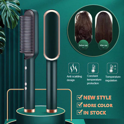 Electric 2-in-1 Professional Hair Straightener Comb Hair Brush (Free Delivery)