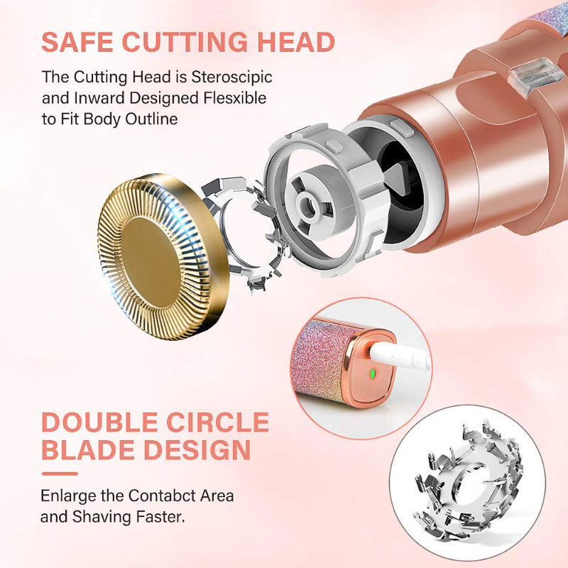 Rechargeable 2-in-1 Eyebrow Trimmer