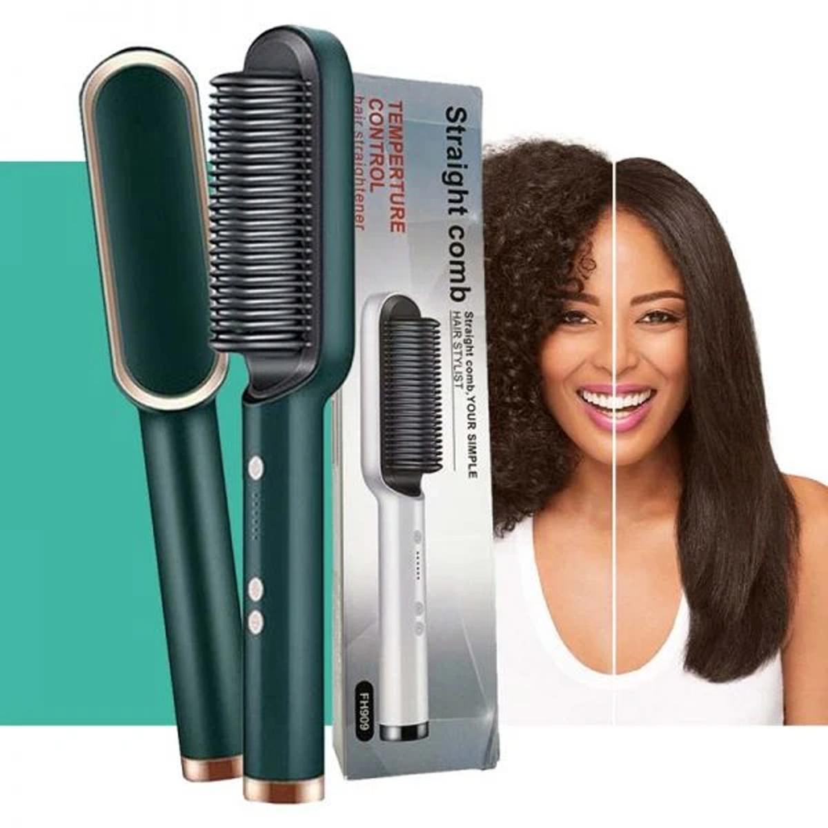 Electric 2-in-1 Professional Hair Straightener Comb Hair Brush (Free Delivery)