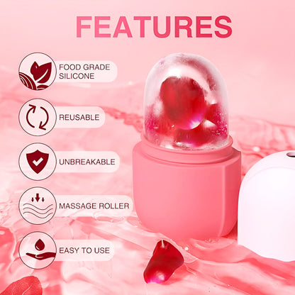 Silicone Facial Ice Roller for Ultimate Skincare