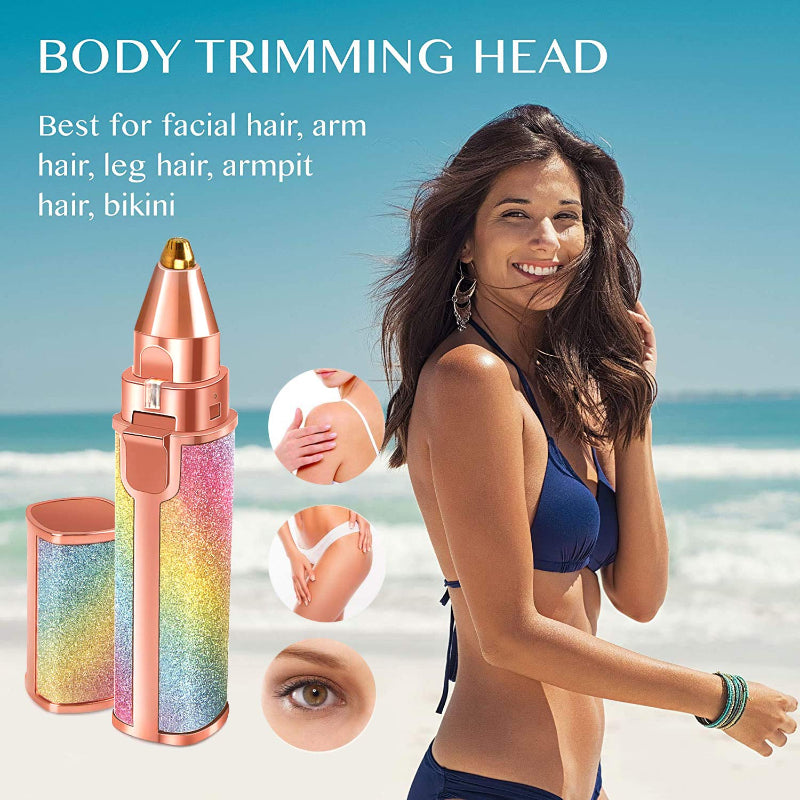 Rechargeable 2-in-1 Eyebrow Trimmer