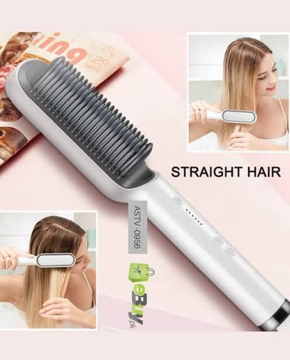 Electric 2-in-1 Professional Hair Straightener Comb Hair Brush (Free Delivery)