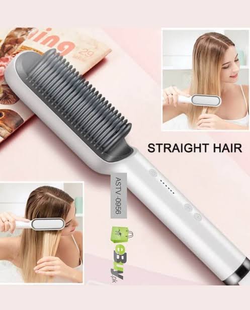 Electric 2-in-1 Professional Hair Straightener Comb Hair Brush (Free Delivery)