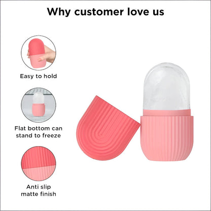 Silicone Facial Ice Roller for Ultimate Skincare