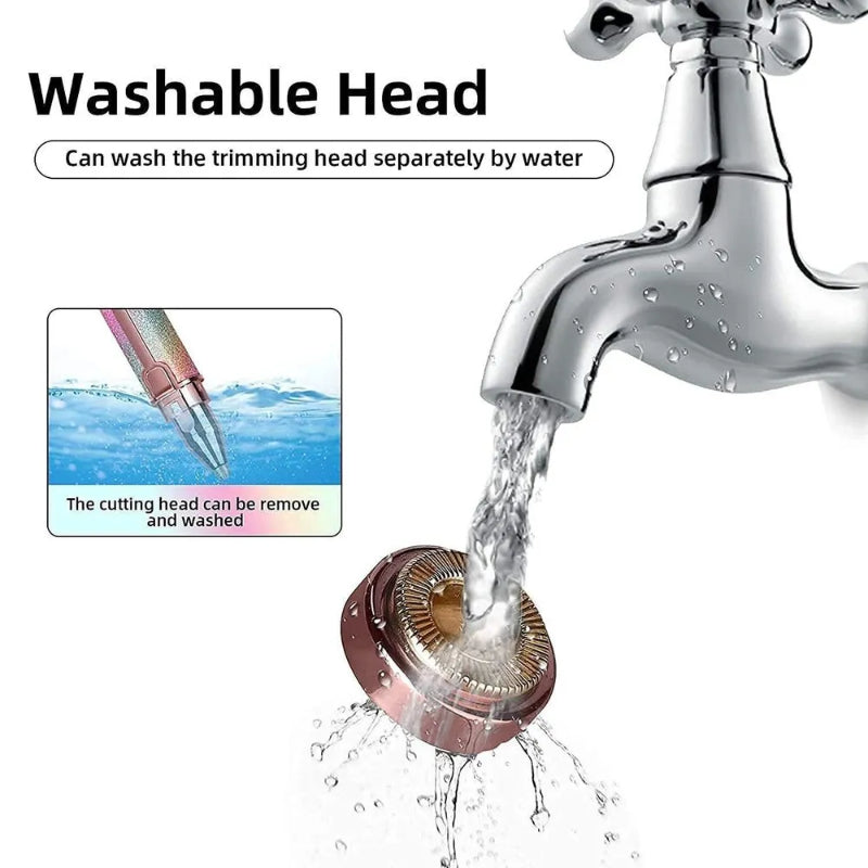 Rechargeable 2-in-1 Eyebrow Trimmer