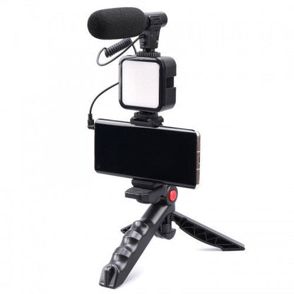 Video Making Vlogging Kit Tripod For Smartphone & Camera Vlog Kit