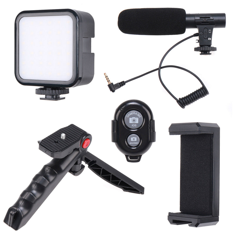 Video Making Vlogging Kit Tripod For Smartphone & Camera Vlog Kit